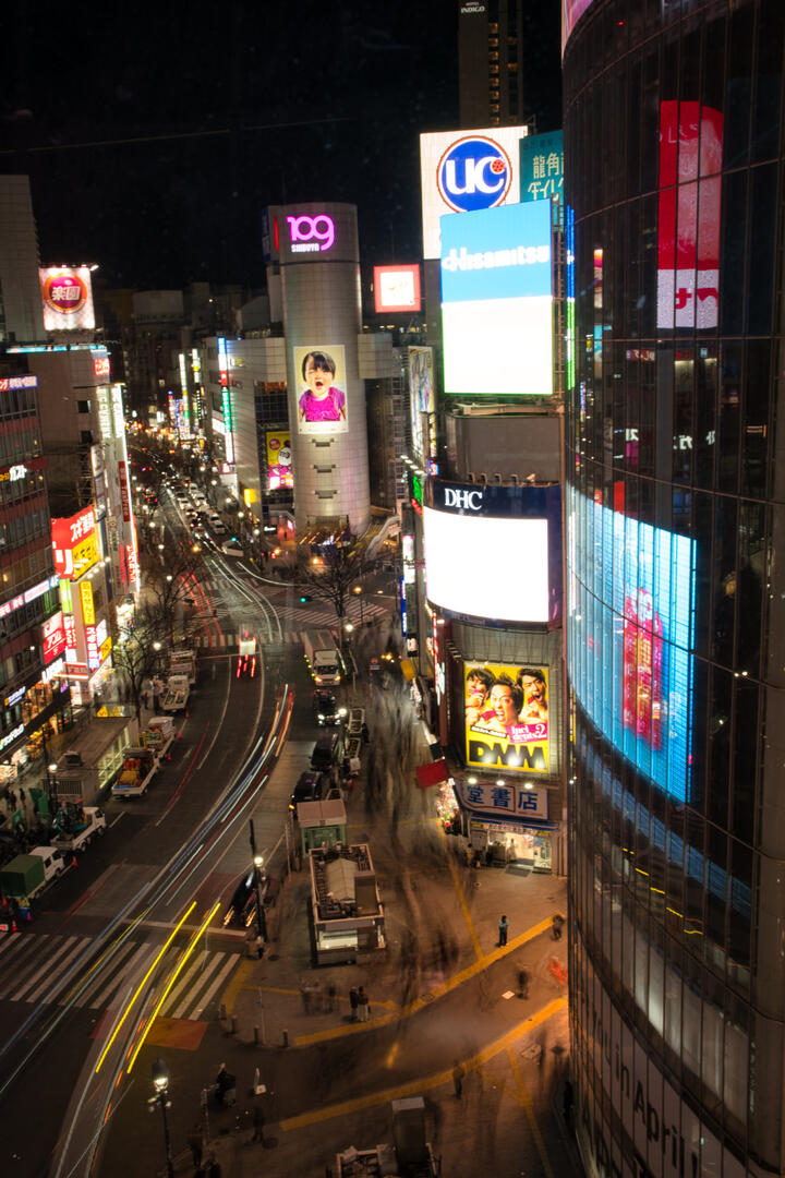 Shibuya Crossing in Tokyo
